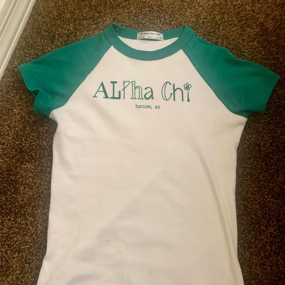 Small AZ Alpha Chi Baby Tee - Picture 2 of 4